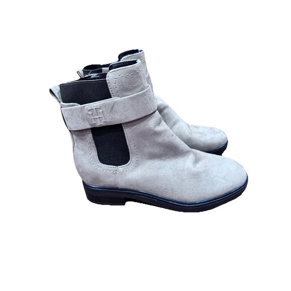 Beige Chelsea Style Ankle Boots Size 7.5 NEW Equestrian Old Money Classic - Picture 3 of 11